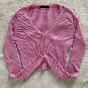 Brandy Melville pink Milena sweater
